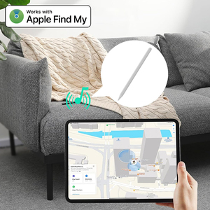 MFi Certified Smart Magnetic Flat Capacitive <strong>Stylus</strong> <strong>Pen</strong> for Apple iPad Pencil Finder 'Find My Device' Locator Plastic Tracker - Product Image 1