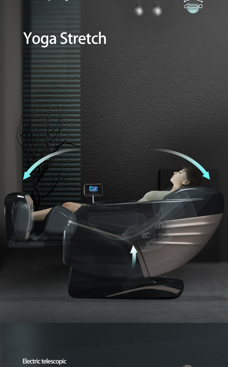Jare S500 New Massage Chair Buttocks Vibrator Zero Gravity Recliner Chair Wholesale Price 4D Full Body Massage Chair
