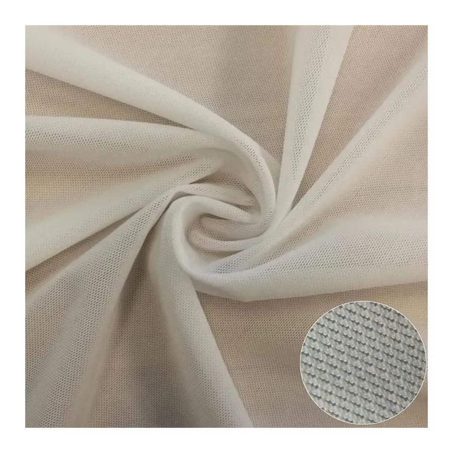 Rede elástica de spandex de nylon, tecido de malha elástica de 4 vias, tecido de malha elástica