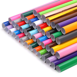 PVC 0.61/1.22*50m renk vinil film için ışık kutusu/yüksek kaliteli mat saydam renk vinil kesme renk vinil - Product Image 1