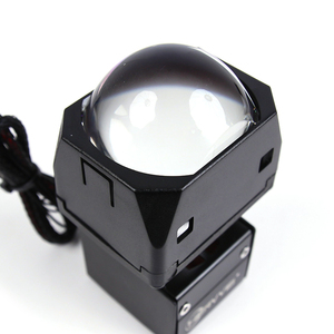 LED projektör yüksek düşük işın Mini 1.5 inç LED modülü Lens için araba için motosiklet matris Bi projektör Lens - Product Image 3