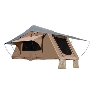 カスタムソフトシェルカー屋根トップテント4X4 SUV屋外キャンプ用屋上テント旅行用およびオーバーランディング用 - Product Image 3