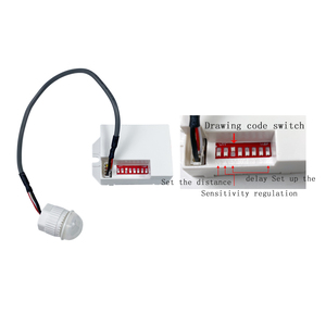 Adjustable AC110V 220V Small <strong>PIR</strong> Infrared Motion <strong>Sensor</strong> Detector LED Light switch for Human Body Motion Motion Position <strong>Sensors</strong> - Product Image 6
