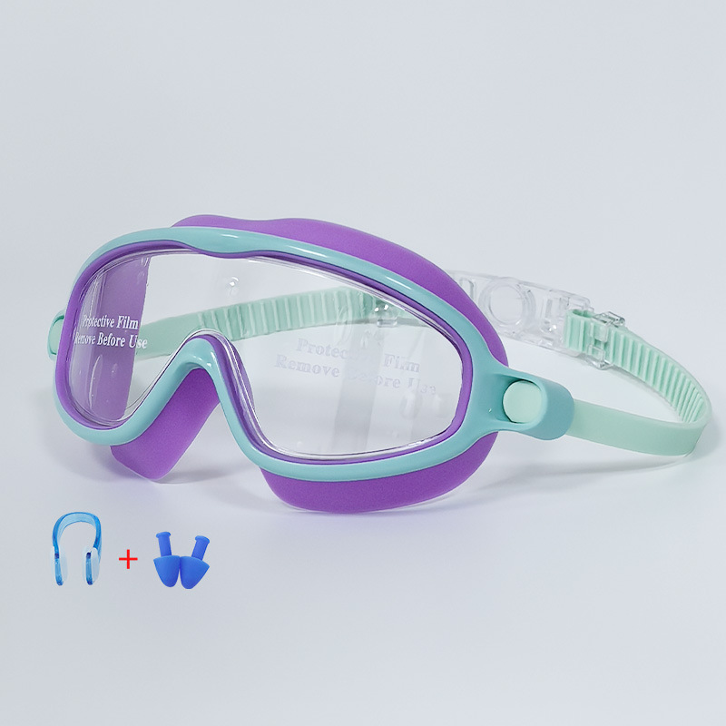 Caja transparente verde violeta para niños Yl600a
