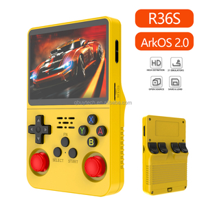 R36Sクラシックレトロミニゲームコンソール64GB/128GBハンドヘルドPSPゲームプレーヤー3.5インチIPSスクリーンボーイギフト付き