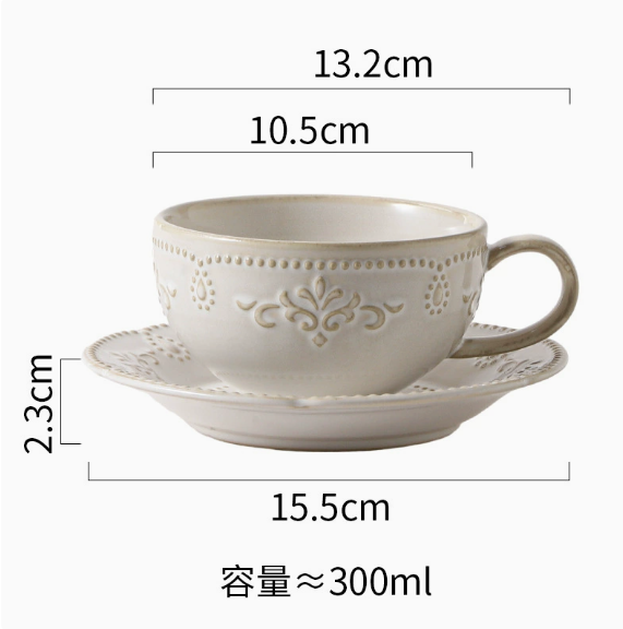 taza con plato