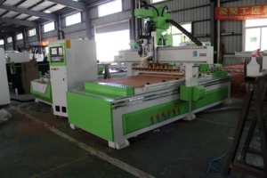 ATC cnc router di nidificazione macchina con piattaforma di carico e scarico per pannello base mobili taglio veloce & perforazione - Product Image 4