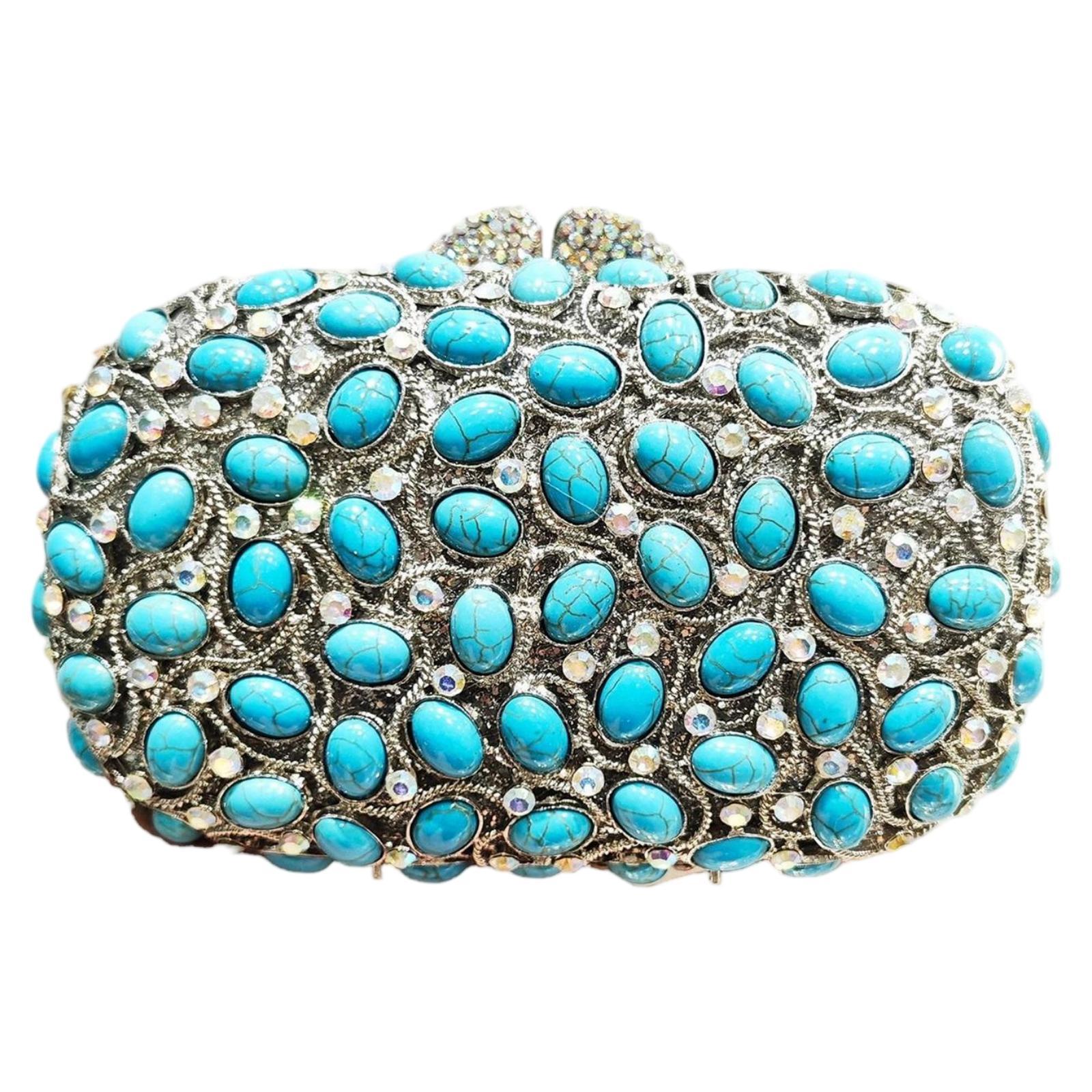 Turquoise argentée