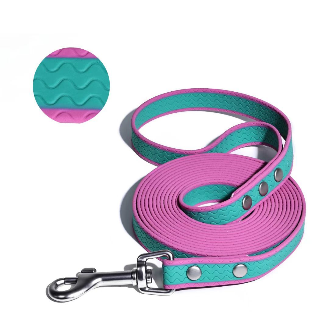 Turquoise et rose