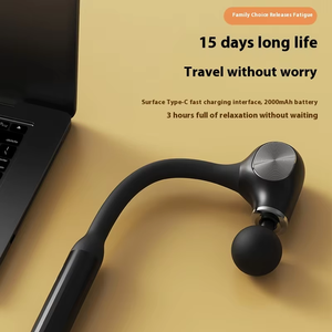 ปืนนวดพกพาไร้สาย2024แบบสั่นปืนนวดนวดรองรับ4หัว C อัพเกรด - Product Image 5
