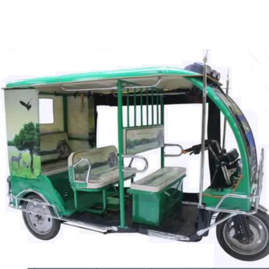 Hybrid Dreirad Kommerzielle Verwendung Benzinmotor 200ccm 7 Sitze Hybrid Tuktuk Mototaxi