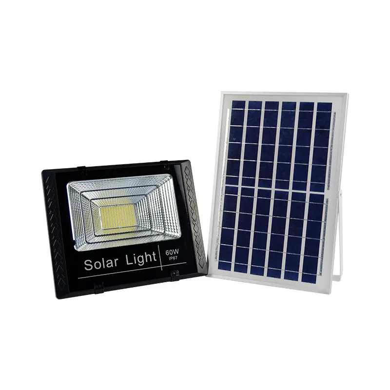 2 lampes solaires de rue à led, haute qualité et à bas prix, en plastique ABS, avec télécommande, mode projection lumineuse