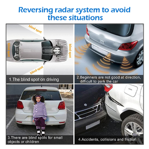SPY LED Reversing radar with 4 <strong>Sensors</strong> Car Parking <strong>Sensor</strong> Rear View Parking <strong>Reverse</strong> Car Camera Reversing Aid - Product Image 4