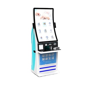 Streamlined <strong>Self</strong> <strong>Service</strong> <strong>Self</strong>-<strong>Service</strong> Registration Machine Curved <strong>Queue</strong> Kiosk Windows/Android <strong>System</strong> for Hospital - Product Image 3