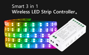 Controlador LED inalámbrico inteligente Tuya, tira de atenuador de luz RGBWW 3 en 1, 2,4G, Wifi, 6A, corriente de salida, OEM Bienvenido - Product Image 6