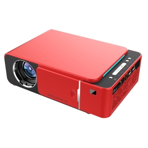 High Quality T6 3500ANSI <strong>Lumens</strong> 1080P LCD Mini Theater Projector, <strong>Standard</strong> Version, AU Plug (Red) - Product Image 1