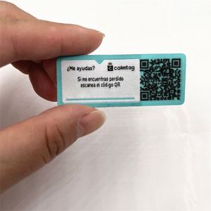 カスタムサイズカラー洗えるNFC織り服ラベルダイナミックQRコード付き - Product Image 5