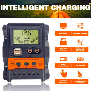 Controlador de carga Solar PWM sin MPPT, Panel Solar de carga de 12V, 24V, 30A, 20A, 10A, batería de GEL AGM abierta, gran oferta, 2022 Updade - Product Image 5