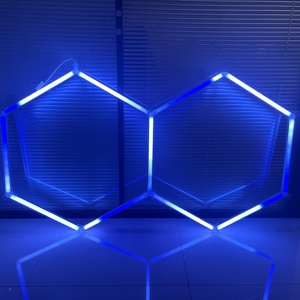 Оптовая продажа на заказ, дистанционное управление, шестигранное освещение, Rgb, светодиодный рабочий свет 12 В, RGB свет - Product Image 2