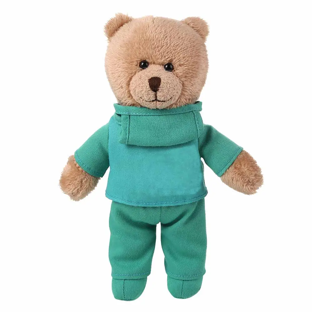 Custom ospedale regalo orso di peluche con il dottor vestito promozionale commercio all'ingrosso farcito sveglio molle della peluche del giocattolo medico teddy bear