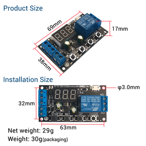 WUZHI ZK-TD2 <strong>Delay</strong> Relay Module 5V12V24V Fully Compatible Trigger Cycle Timing Industrial Anti Overshoot Upgrade - Product Image 5