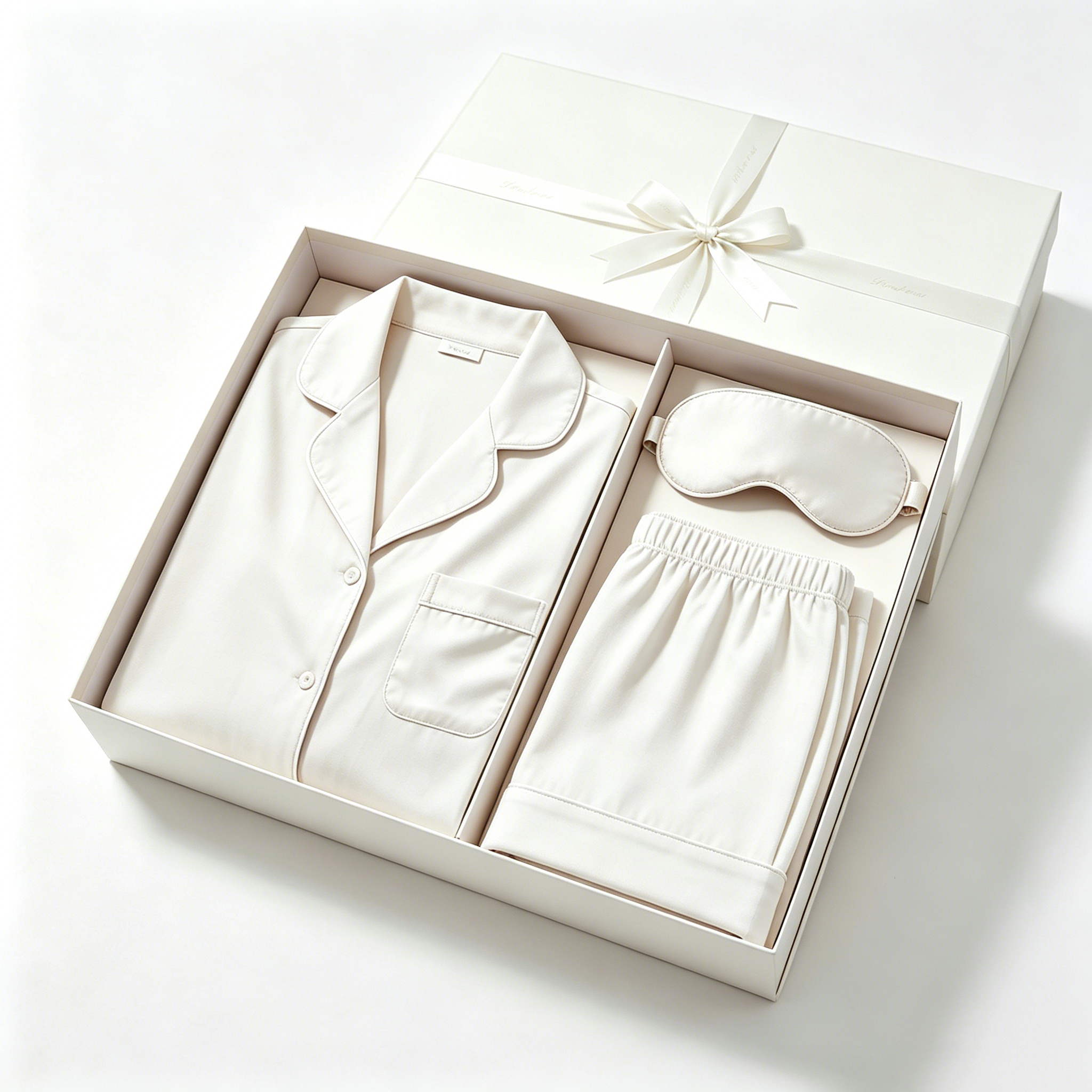 Confezione regalo premium bianco crema