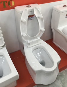新しいデザイン2機能しゃがむパントイレシートカバー付きサイフォニックポータブルトイレ - Product Image 3