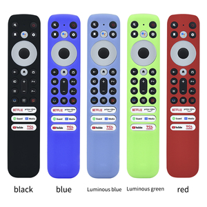 Silikon kordon Anti kayma televizyon uzaktan kapak ile uzaktan kumanda kılıfı vaka TCL RC902V FMR1 ses uzaktan için her şey dahil - Product Image 5