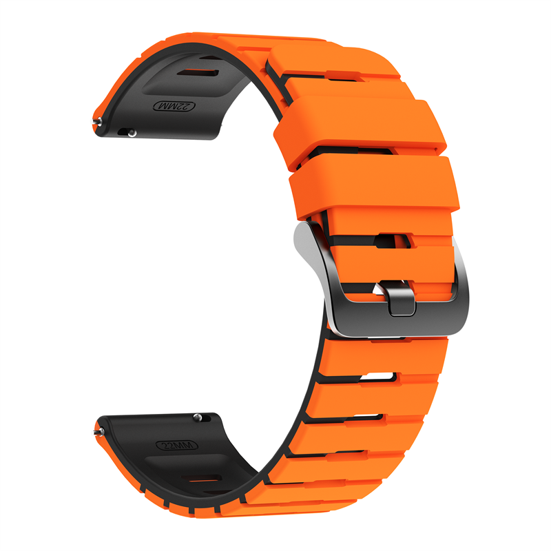 8-Orange/Noir