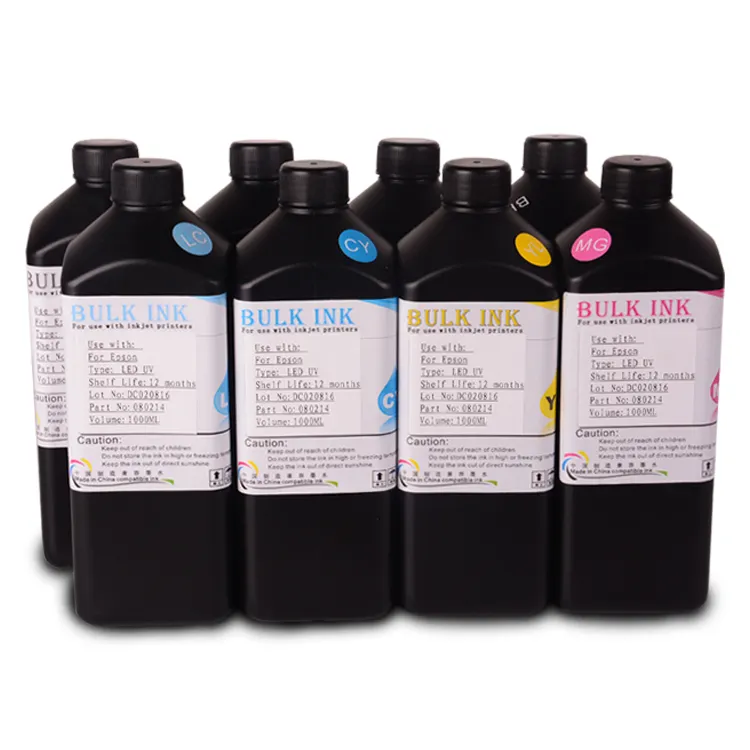 Ocbestjet-encre UV durcie de haute qualité, pour imprimante Epson DX5, DX7, TX800, à plat