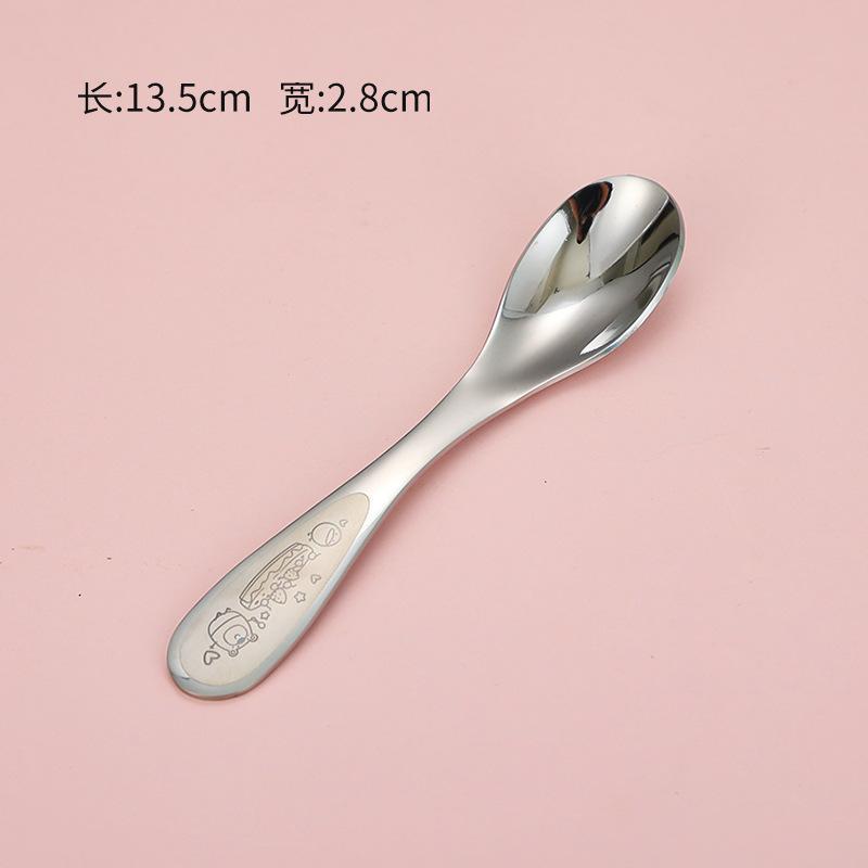 Children's small spoon, 304 stainless steel