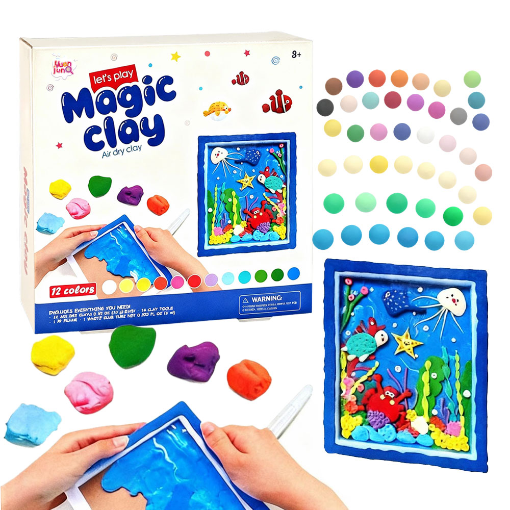 Argile magique pour aimants de réfrigérateur DIY