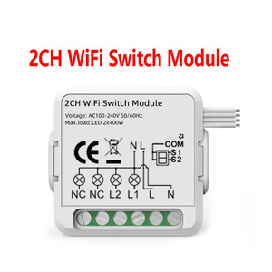 Tuya Smart Mini2Way WiFi/Zigbeeスイッチモジュールリレー1/2/3/4チャンネルスイッチ - Product Image 4