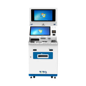 Máquina de Atm de doble pantalla táctil capacitiva, lector de tarjetas, escáner de código Qr, autoservicio, kiosco para el Estado - Product Image 2