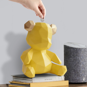 מוצר חדש קרמיקה מיני Teddy דוב כסף בנק חיסכון בכסף
