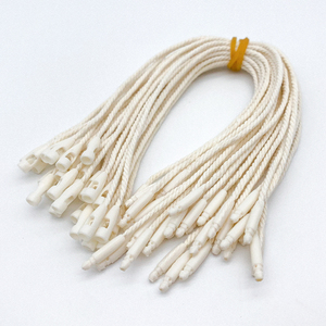 Pin de seguridad de nailon para ropa, etiqueta colgante de algodón y poliéster, embalaje de bloqueo de cuerda, etiqueta colgante de bucle de 20cm, etiquetas de cuerda, eslinga Br - Product Image 1