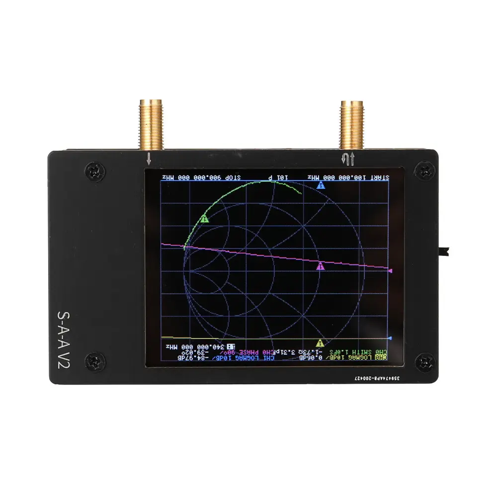 S-A-A V2 NanoVNA V2 2.8 pollici 3G analizzatore di rete vettoriale 50KHz-3GHz Range Antenna analizzatore Tester onda in piedi HF VHF UHF