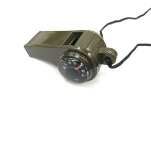 Vahşi yaşam 3-in-1 düdük çok fonksiyonlu taşınabilir acil pusula büyüteç el feneri termometre düdük - Product Image 5