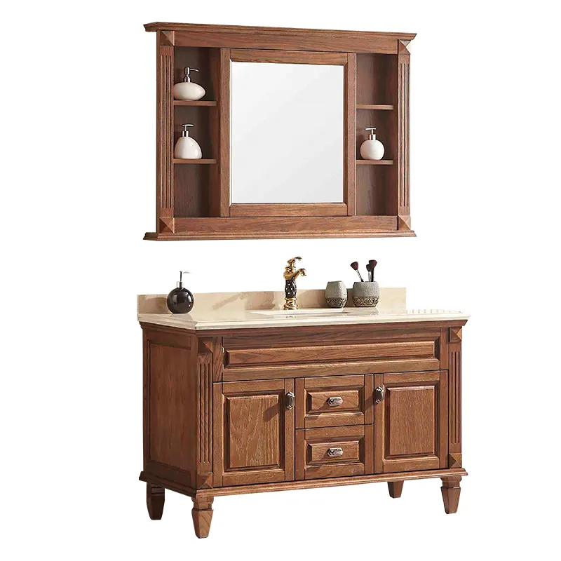 Living Room Toilet Wash Basin Cabinet With mirror Bathroom Furniture