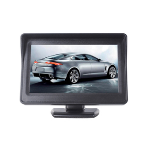 Monitor de coche de 4,3 pulgadas, pantalla de imagen de marcha atrás de entrada AV bidireccional de escritorio, monitor LCD de coche - Product Image 1