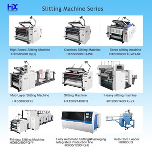 HX350MF High Speed Label Rotary Die Cutting <strong>Cutter</strong> Machine With Roll to Roll Slitter