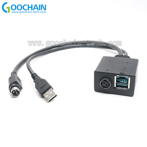 Customized 12V Power <strong>Usb</strong> a Male &amp; Mini 3pin Male to 12V Power <strong>Usb</strong> &amp; 3 Pin Female Charging Data Extension Cable - Product Image 1