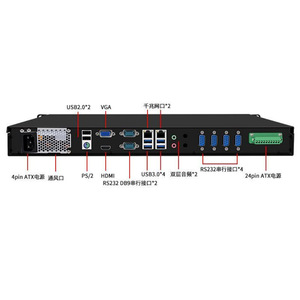 ITX-310P a doppia rete 6 corde 6 °-7 °-8 °-9 ° Core i3/i5/i7processore piattaforma di sicurezza di rete pfsense firewall computer - Product Image 1