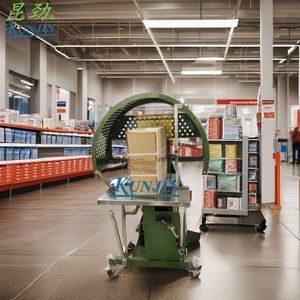 Kunjin JSD-30/50/75/100/120 פס תיבת חבל קשירת מכונת בגדים אריזה תיק מכסת תיק מכונת אריזה קרטון מחיר - Product Image 6