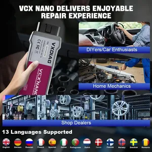 A VXDIAG VCX NANO NX200 Für Renault Auto Alle Systeme Diagnose tool Nano Für Renault J2534 ECU Codierung/Programmierung OBD2 Scanner - Product Image 6