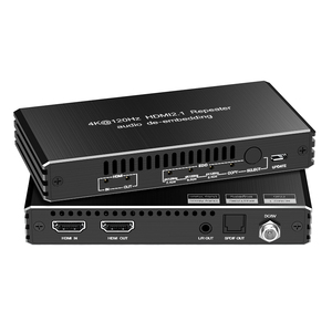 Extractor de audio 4K @ 120HZ HDR HDMI 2,1 Salida estéreo 1x1 Salida de audio óptica SPDIF - Product Image 1