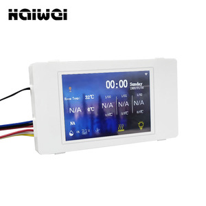 DC12V 60W Tuya Wireless Network LED Inductive Switches Mirror LCD Touch <strong>Sensor</strong> <strong>with</strong> <strong>Dimming</strong> <strong>Function</strong> Time Temperature Display - Product Image 1