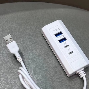 CTX 1M Dual <strong>USB</strong> and Dual PD Fast Charging Type-C Hub Multi-Port Expander for Convenient Charging and Data Transfer - Product Image 6