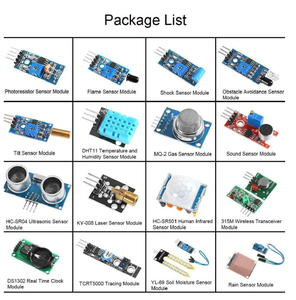 Raspberry Pi 16 en 1 Módulo de Sensor Kit de Sensor PIR Kit para R3 programación Kit de Sensor para Raspberry Pi 3B + 4B - Product Image 2