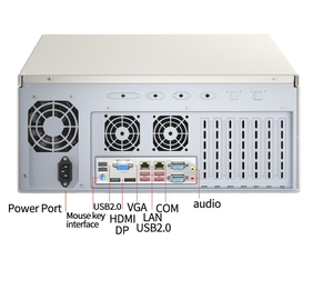OEM Intel I3-6100 H110 Chipset Firewall Network Server Case With GPIO Industrial <strong>Computer</strong> Rack-mounted 4U IPC Chassis - Product Image 1